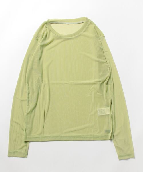 Ritzy（リッツィー）の「ロングスリーブシアートップス（Tシャツ/カットソー・レディース・ホワイト/ブラック/ピンク/パープル/グリーン系/イエロー系・FREE）」の9枚目の写真