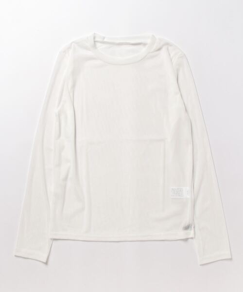 Ritzy（リッツィー）の「ロングスリーブシアートップス（Tシャツ/カットソー・レディース・ホワイト/ブラック/ピンク/パープル/グリーン系/イエロー系・FREE）」の11枚目の写真