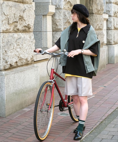 フラワーモチーフトップス(F BEIGE): TOPS