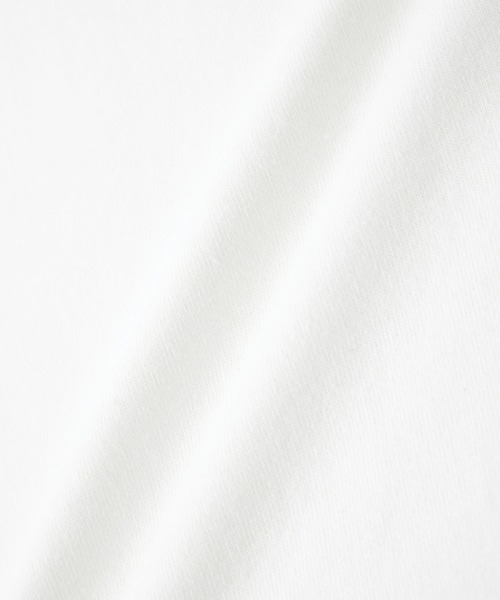 MONO-MART LADY'S(モノマートレディース)の「襟付きハーフジップワンポイントフラワー刺繍ポケットTシャツ(Tシャツ/カットソー・レディース・オートミール/ネイビー/レッド/ブラック/オフホワイト/ネイビー系1/ブラウン・FREE)」の13枚目の写真