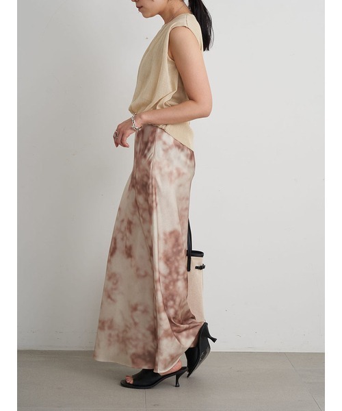 【新品】MIESROHE ベルトデザインストレートスカート / 防シワ MIESROHE - ベルトデザインストレートスカート / 防シワ | LA FEMME