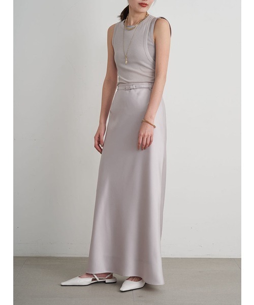 ベルトマキシスカート　MIESROHE ミースロエ ベルトマキシスカート(ロングスカート)｜スカート｜MIESROHE