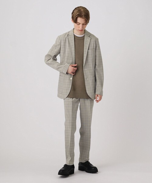 セール】◇チェックイージージャケット（テーラードジャケット）｜tk