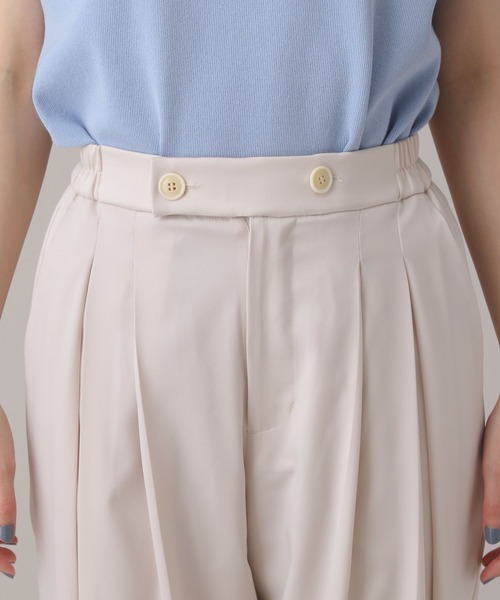 BARNYARDSTORM(バンヤードストーム)の「プリーツパンツ(その他パンツ・レディース・ベージュ/ブラック・1/0)」の16枚目の写真