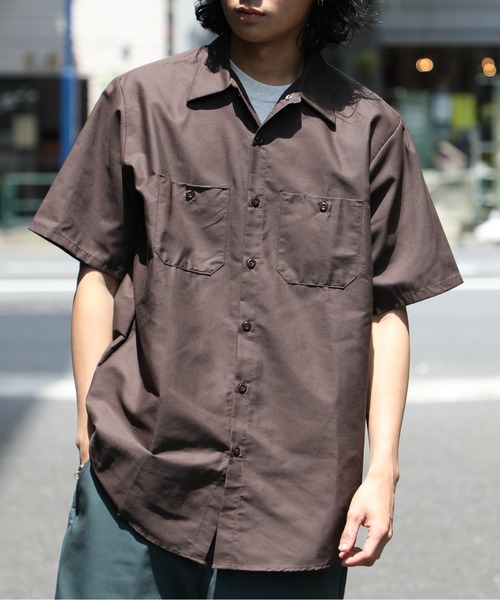 ★即納★ レッドキャップ Red Kap 半袖シャツ ワークシャツ 楽天市場】ワークシャツ レッドキャップ REDKAP ボタンシャツ