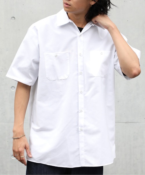 RED KAP（レッドキャップ）の「【RED KAP】4.25ozワークシャツ半袖 RDKP-S0024（シャツ/ブラウス・メンズ・ネイビー/オレンジ/ホワイト/ライトグレー/ブラウン/レッド/ライトグリーン/シルバーグレー/グリーン/バーガンディー/ブラック/ライトブルー/スカイブルー/カーキ/ブルー/チャコールグレー/グレー・L/M/XL/S）」の18枚目の写真