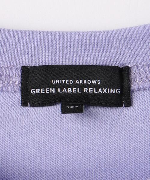 green label relaxing（グリーンレーベルリラクシング）の「TJ ロゴ 刺繍 Tシャツ 100cm-130cm（Tシャツ/カットソー・キッズ・オフホワイト/ライラック・110cm/120cm/100cm/130cm）」の12枚目の写真