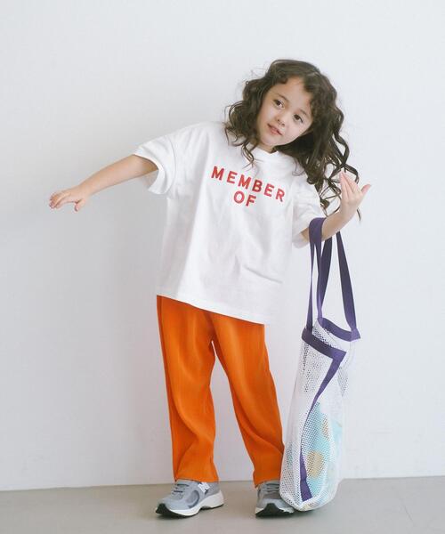 green label relaxing（グリーンレーベルリラクシング）の「TJ ロゴ 刺繍 Tシャツ 100cm-130cm（Tシャツ/カットソー・キッズ・オフホワイト/ライラック・110cm/120cm/100cm/130cm）」の9枚目の写真