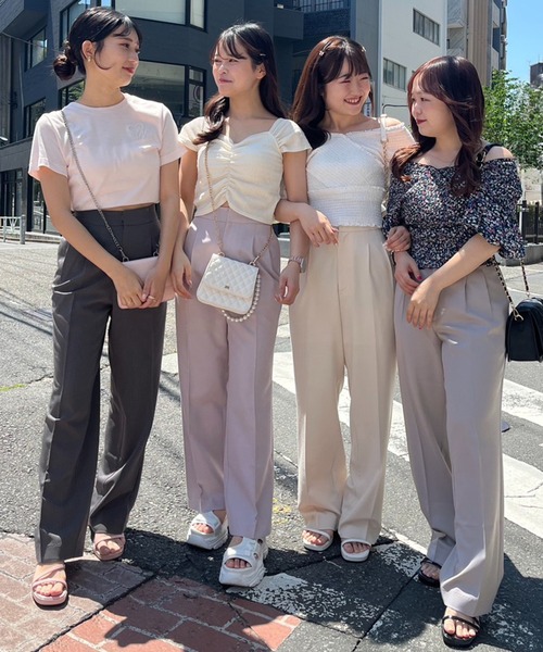 one after another NICE CLAUP（ワンアフターアナザーナイスクラップ）の「ワンポイントロゴTシャツ（Tシャツ/カットソー・レディース・オフホワイト/アイボリー/ピンク/ホワイト系その他・FREE）」の17枚目の写真