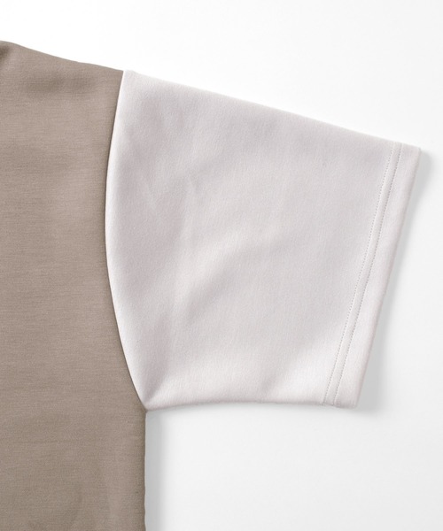 GLAZOS（グラソス）の「【接触冷感】エアリークッション・アソートロゴ切替半袖パーカー（パーカー・キッズ・ブラック/ホワイト/ライトグレー・140cm/170cm/150cm/160cm）」の14枚目の写真