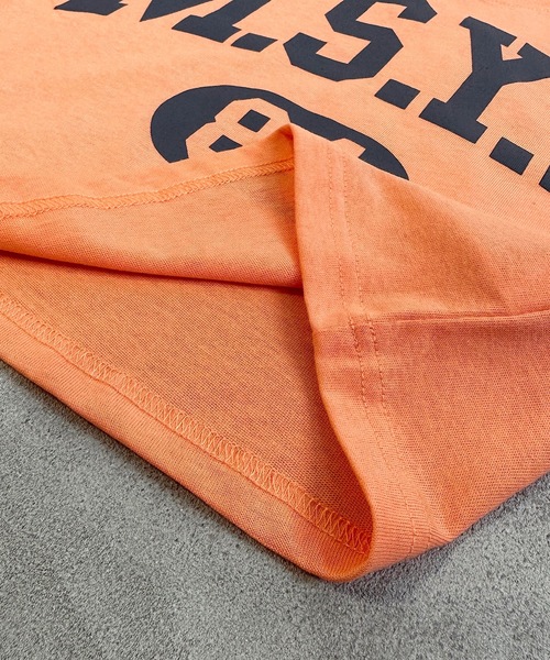 Life Support Products（ライフサポートプロダクツ）の「ハンソデカレッジTシャツ(80～150cm)（Tシャツ/カットソー・キッズ・チャコール/ネイビー/イエロー/オレンジ/グリーン/オフホワイト・80/90/95/100/110/120/130/140/150）」の16枚目の写真
