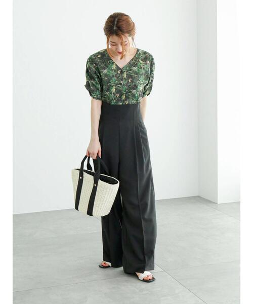 Te chichi（テチチ）の「リバティプリントシャーリングブラウス(Tou-can Hide)（シャツ/ブラウス・レディース・ブルー/カーキ・ﾌﾘ-）」の13枚目の写真