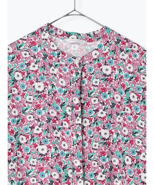 sm2rhythm（サマンサモスモスリズム）の「花柄ワンピース（ワンピース・レディース・グリーン/ピンク/イエロー・F）」の7枚目の写真