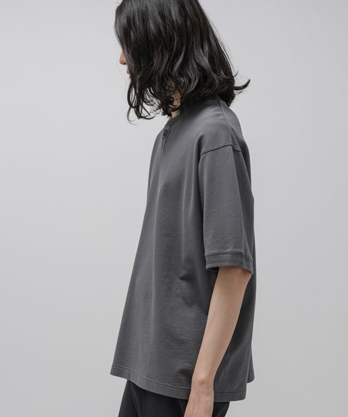 NANO universe(ナノユニバース)の「LB.03/フェードヘンリーネックカットソー(Tシャツ/カットソー・メンズ・スミクロ/オフホワイト/ダークオレンジ/ターコイズブルー・L/M/S)」の13枚目の写真