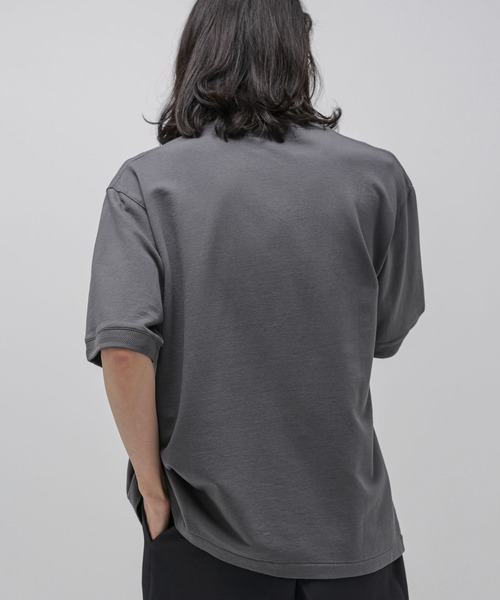 NANO universe(ナノユニバース)の「LB.03/フェードヘンリーネックカットソー(Tシャツ/カットソー・メンズ・スミクロ/オフホワイト/ダークオレンジ/ターコイズブルー・L/M/S)」の12枚目の写真