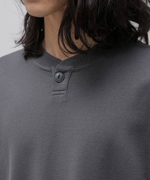 NANO universe(ナノユニバース)の「LB.03/フェードヘンリーネックカットソー(Tシャツ/カットソー・メンズ・スミクロ/オフホワイト/ダークオレンジ/ターコイズブルー・L/M/S)」の15枚目の写真