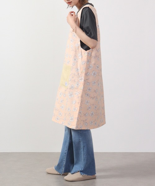 ayu•*¨*•.¸♬︎ボルゴエプロン セール】PAGE ONE pureflower脇ボタンエプロン（エプロン