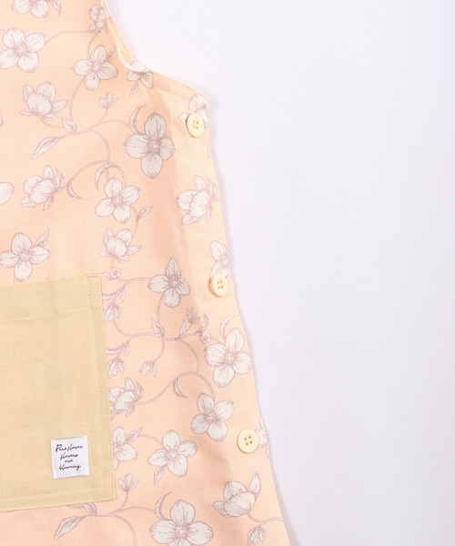 ayu•*¨*•.¸♬︎ボルゴエプロン セール】PAGE ONE pureflower脇ボタンエプロン（エプロン