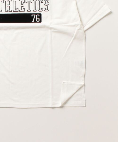spiritoso（スピリトーゾ）の「spiritoso Marshall ロゴプリント 半袖Tシャツ（Tシャツ/カットソー・レディース・グレー/ホワイト/スミクロ/レモンイエロー・F）」の5枚目の写真