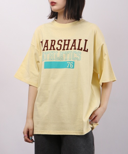 spiritoso（スピリトーゾ）の「spiritoso Marshall ロゴプリント 半袖Tシャツ（Tシャツ/カットソー・レディース・グレー/ホワイト/スミクロ/レモンイエロー・F）」の19枚目の写真