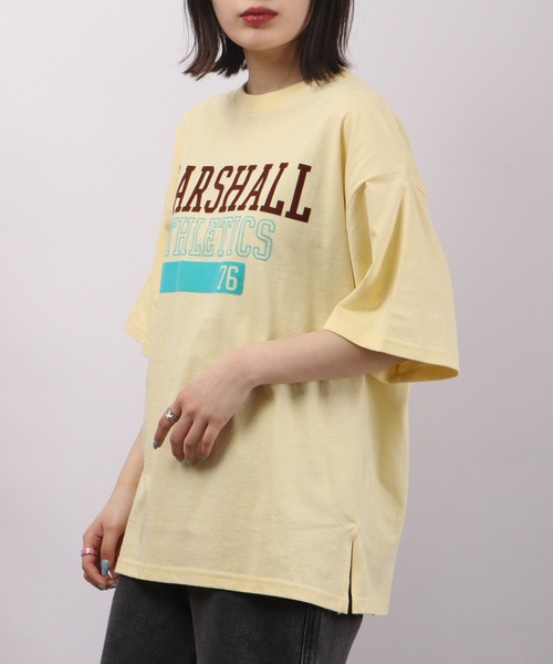 spiritoso（スピリトーゾ）の「spiritoso Marshall ロゴプリント 半袖Tシャツ（Tシャツ/カットソー・レディース・グレー/ホワイト/スミクロ/レモンイエロー・F）」の20枚目の写真