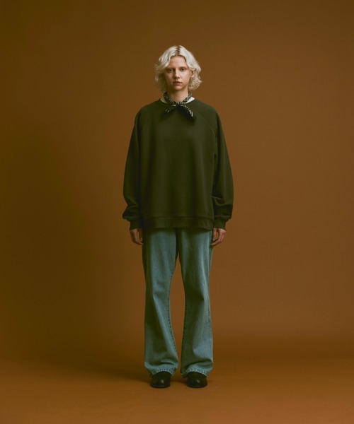 soerte（ソエルテ）の「Oversize heavy weight damage sweat/オーバーサイズヘビーウェイトダメージスウェット（スウェット・メンズ・チャコールグレー/オートミール・1/2/3）」の19枚目の写真