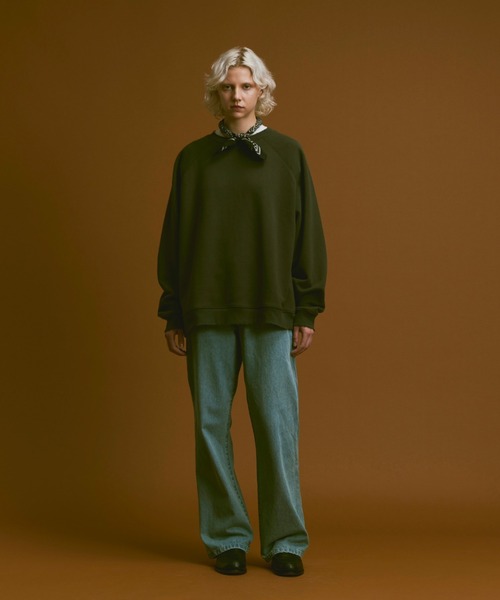 soerte（ソエルテ）の「Oversize heavy weight damage sweat/オーバーサイズヘビーウェイトダメージスウェット（スウェット・メンズ・チャコールグレー/オートミール・1/2/3）」の20枚目の写真