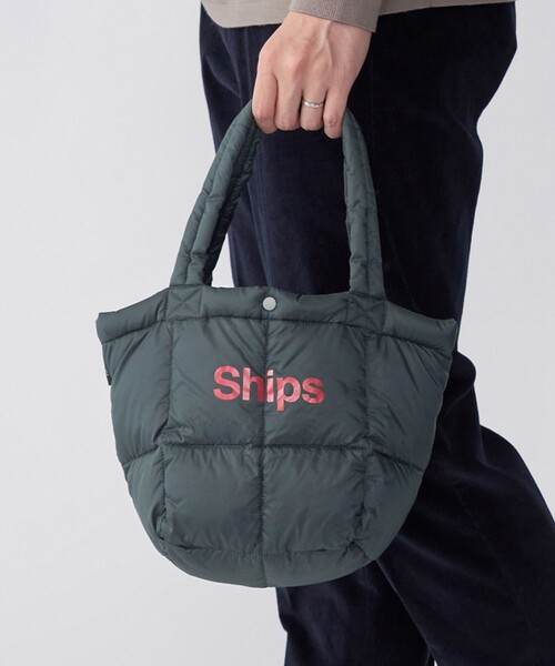 TAION(タイオン)の「*【SHIPS別注】TAION: ダウン ランチ トート バッグ (エコバッグ/サブバッグ)23FW(エコバッグ/サブバッグ・メンズ・ブラック/ベージュ/ネイビー/ダークグレー・ONE SIZE)」の3枚目の写真