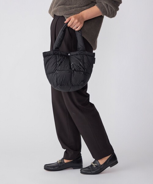 TAION(タイオン)の「*【SHIPS別注】TAION: ダウン ランチ トート バッグ (エコバッグ/サブバッグ)23FW(エコバッグ/サブバッグ・メンズ・ブラック/ベージュ/ネイビー/ダークグレー・ONE SIZE)」の8枚目の写真