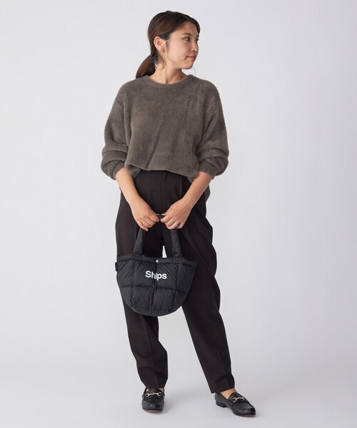 TAION(タイオン)の「*【SHIPS別注】TAION: ダウン ランチ トート バッグ (エコバッグ/サブバッグ)23FW(エコバッグ/サブバッグ・メンズ・ブラック/ベージュ/ネイビー/ダークグレー・ONE SIZE)」の9枚目の写真