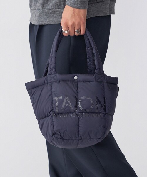 TAION(タイオン)の「*【SHIPS別注】TAION: ダウン ランチ トート バッグ (エコバッグ/サブバッグ)23FW(エコバッグ/サブバッグ・メンズ・ブラック/ベージュ/ネイビー/ダークグレー・ONE SIZE)」の16枚目の写真