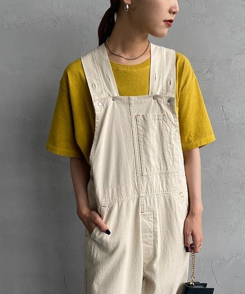 Good On（グッドオン）の「[GOOD ON/グッドオン] ショートスリーブ ポケットTシャツ（Tシャツ/カットソー・レディース・キャメル/ブラック/ダークグリーン/パープル/サックスブルー/イエロー/チャコールグレー/ライトグレー・M/L）」の7枚目の写真