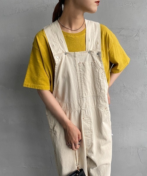 Good On（グッドオン）の「[GOOD ON/グッドオン] ショートスリーブ ポケットTシャツ（Tシャツ/カットソー・レディース・キャメル/ブラック/ダークグリーン/パープル/サックスブルー/イエロー/チャコールグレー/ライトグレー・M/L）」の18枚目の写真