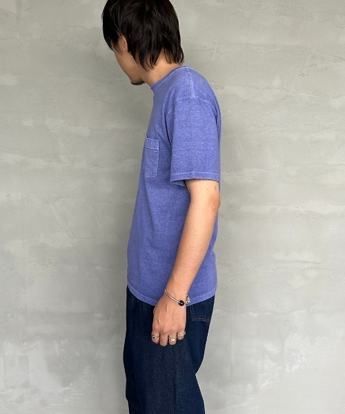 Good On（グッドオン）の「[GOOD ON/グッドオン] ショートスリーブ ポケットTシャツ（Tシャツ/カットソー・レディース・キャメル/ブラック/ダークグリーン/パープル/サックスブルー/イエロー/チャコールグレー/ライトグレー・M/L）」の13枚目の写真