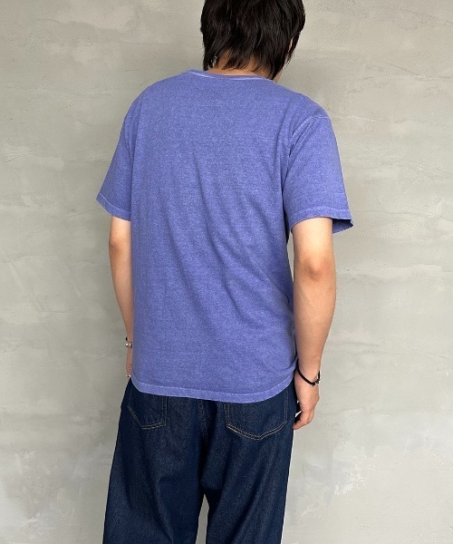 Good On（グッドオン）の「[GOOD ON/グッドオン] ショートスリーブ ポケットTシャツ（Tシャツ/カットソー・レディース・キャメル/ブラック/ダークグリーン/パープル/サックスブルー/イエロー/チャコールグレー/ライトグレー・M/L）」の14枚目の写真