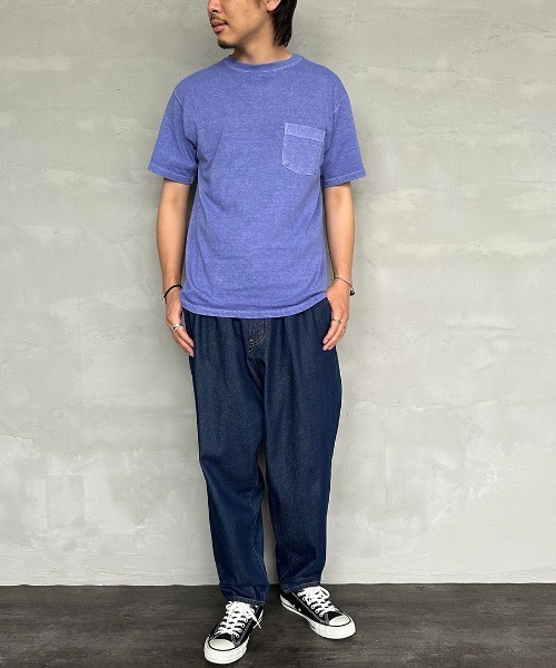 Good On（グッドオン）の「[GOOD ON/グッドオン] ショートスリーブ ポケットTシャツ（Tシャツ/カットソー・レディース・キャメル/ブラック/ダークグリーン/パープル/サックスブルー/イエロー/チャコールグレー/ライトグレー・M/L）」の15枚目の写真