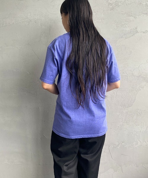 Good On（グッドオン）の「[GOOD ON/グッドオン] ショートスリーブ ポケットTシャツ（Tシャツ/カットソー・レディース・キャメル/ブラック/ダークグリーン/パープル/サックスブルー/イエロー/チャコールグレー/ライトグレー・M/L）」の10枚目の写真