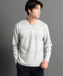 HIDEAWAYS NICOLE（ハイダウェイニコル）の「カスレブリスタージャガードニット（Tシャツ/カットソー・メンズ）」