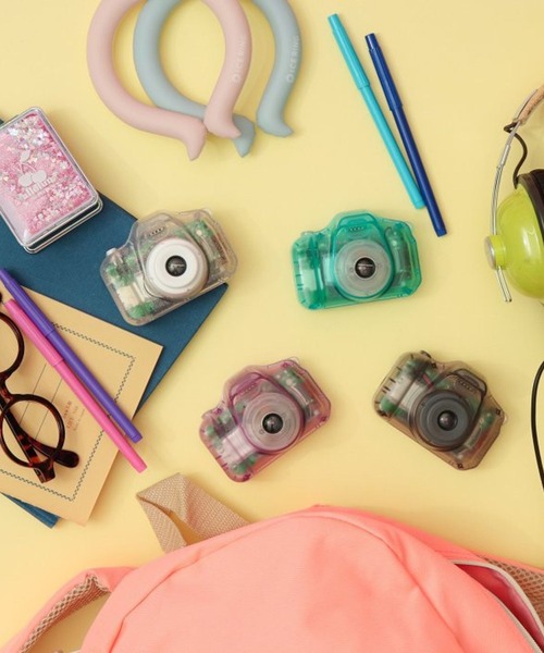 BAYFLOW(ベイフロー)の「OMOIDE CAMERA クリア(KIDS)(カメラ/カメラグッズ・キッズ・ホワイト/ブルー/ラベンダー/ブラック・FREE)」の6枚目の写真