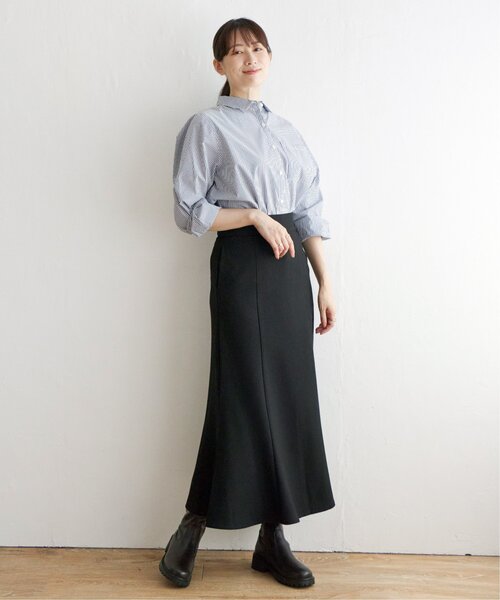 ikka(イッカ)の「ストライプ長袖シャツ(シャツ/ブラウス・レディース・ピンク/グレー/ネイビー・M/S/L)」の22枚目の写真