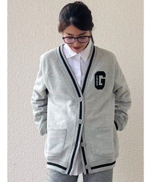 GAP（ギャップ）の「ヴィンテージ ソフト スウェットカーディガン（カーディガン/ボレロ・レディース・ライトグレー/ブラウン系その他/ブラック・XS/S/M/L/XL/XXS）」の20枚目の写真