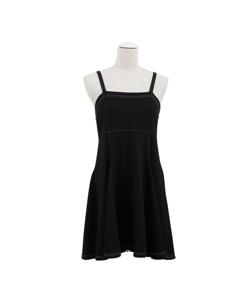PUNYUS(プニュズ)の「ステッチフレアミニワンピース(ワンピース・レディース・ブラック・2/4/3/1)」の15枚目の写真