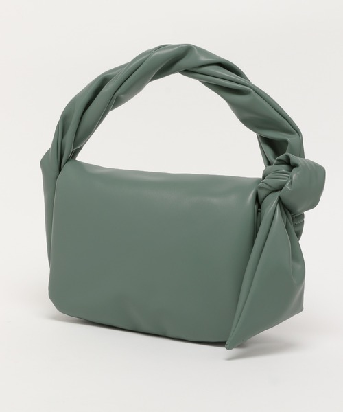 mysty woman（ミスティウーマン）の「パッファーショルダーBAG 974137（ハンドバッグ・レディース・ブラック/グリーン/アイボリー・FREE）」の20枚目の写真