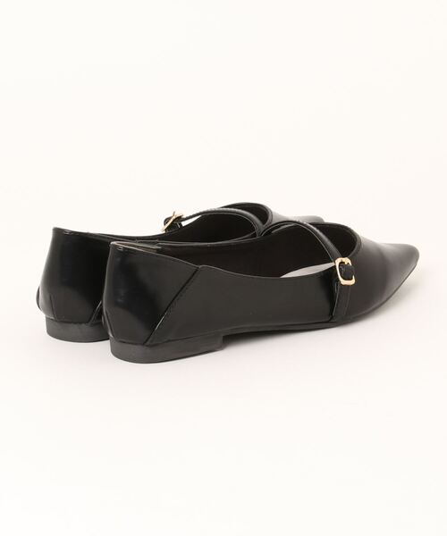 Doux archives（ドゥアルシーヴ）の「バブーシュストラップパンプス（パンプス・レディース・ブラック/シルバー・LARGE/MEDIUM）」の3枚目の写真