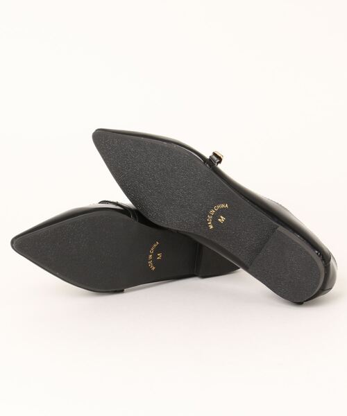 Doux archives（ドゥアルシーヴ）の「バブーシュストラップパンプス（パンプス・レディース・ブラック/シルバー・LARGE/MEDIUM）」の4枚目の写真