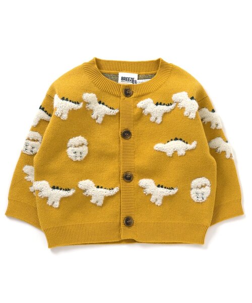 BREEZE(ブリーズ)の「アニマルジャガードベビーカーディガン(その他ベビーウェア・キッズ・ブルー/マスタード/ブラウン・70/80/90)」の9枚目の写真