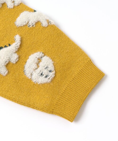 BREEZE(ブリーズ)の「アニマルジャガードベビーカーディガン(その他ベビーウェア・キッズ・ブルー/マスタード/ブラウン・70/80/90)」の14枚目の写真