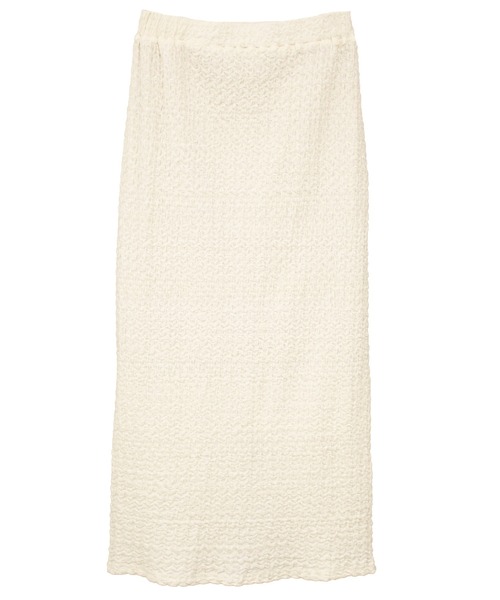 Social GIRL（ソーシャルガール）の「バックスリットジャガードロングスカート（スカート・レディース・ブラック/オフホワイト/ブルー/ベージュ・M）」の9枚目の写真