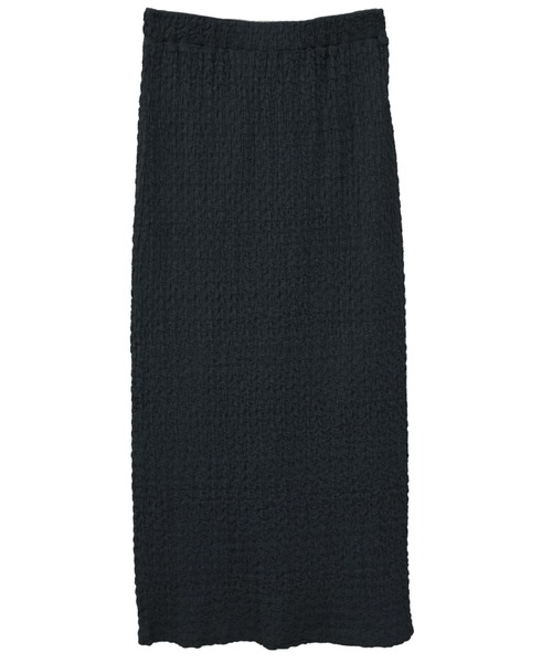 Social GIRL（ソーシャルガール）の「バックスリットジャガードロングスカート（スカート・レディース・ブラック/オフホワイト/ブルー/ベージュ・M）」の12枚目の写真