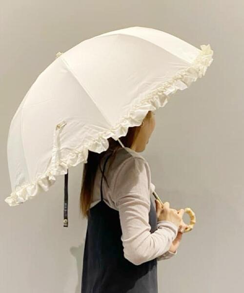 セール】pink trick/ピンクトリック 遮光率100％！2段折傘フリル